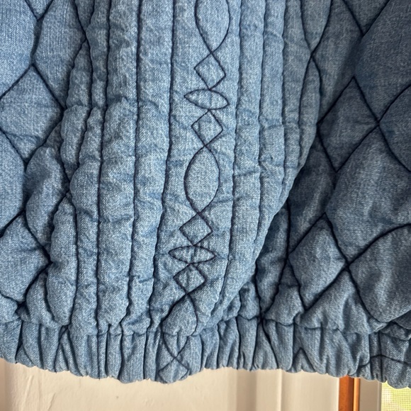 Free People quilted denim jacket M - Picture 7 of 7